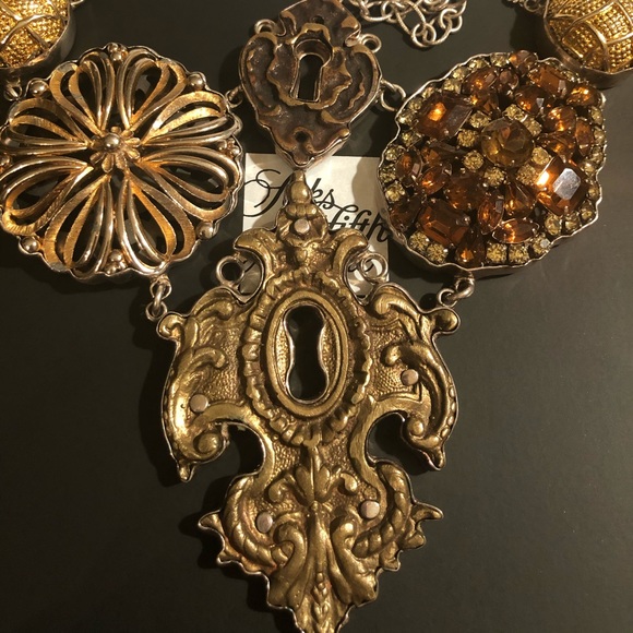 Barry Brinker citrine Topaz sterling silver necklace - Picture 6 of 17